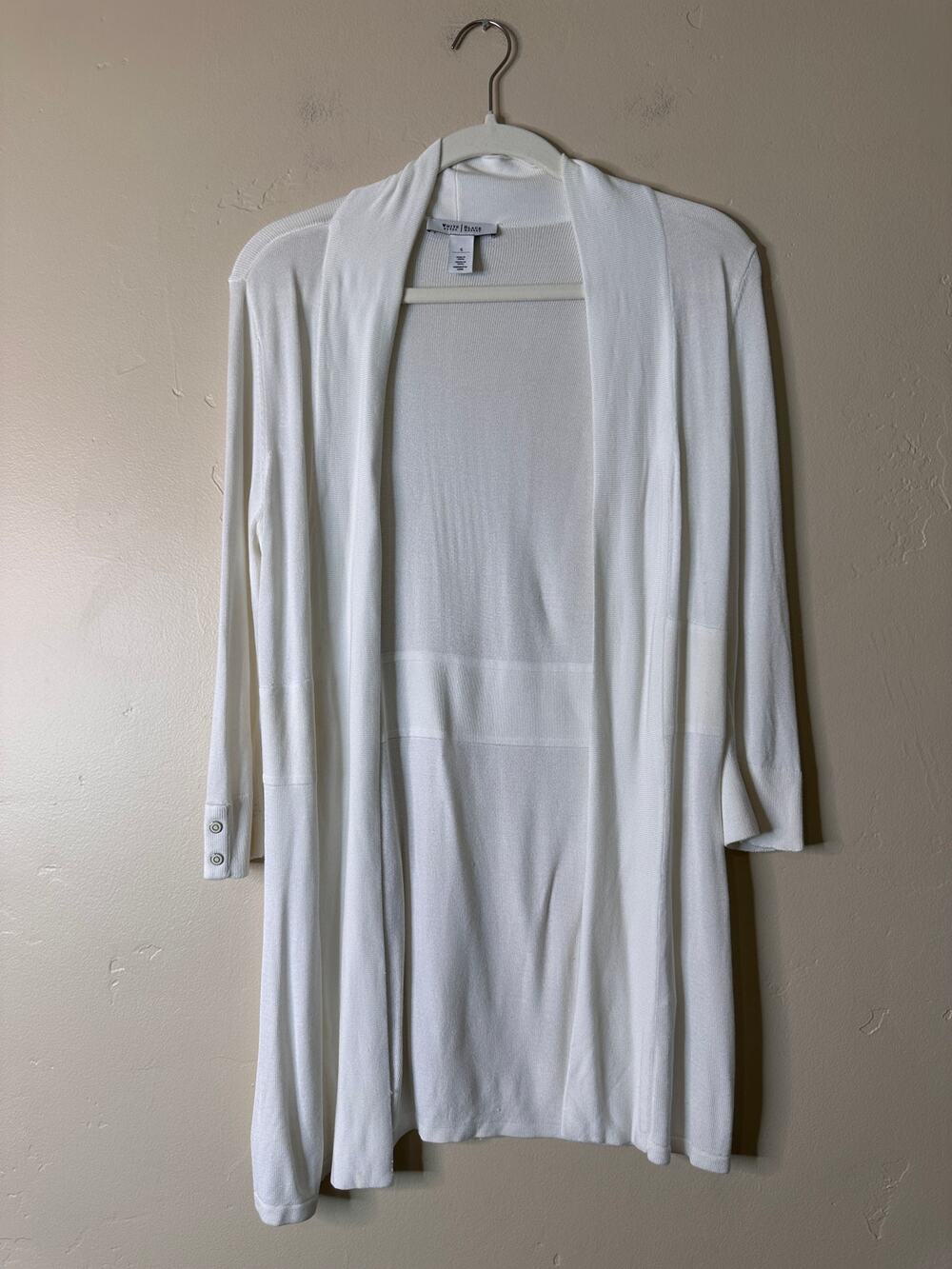 White House Black Market Open Front Cardigan Small